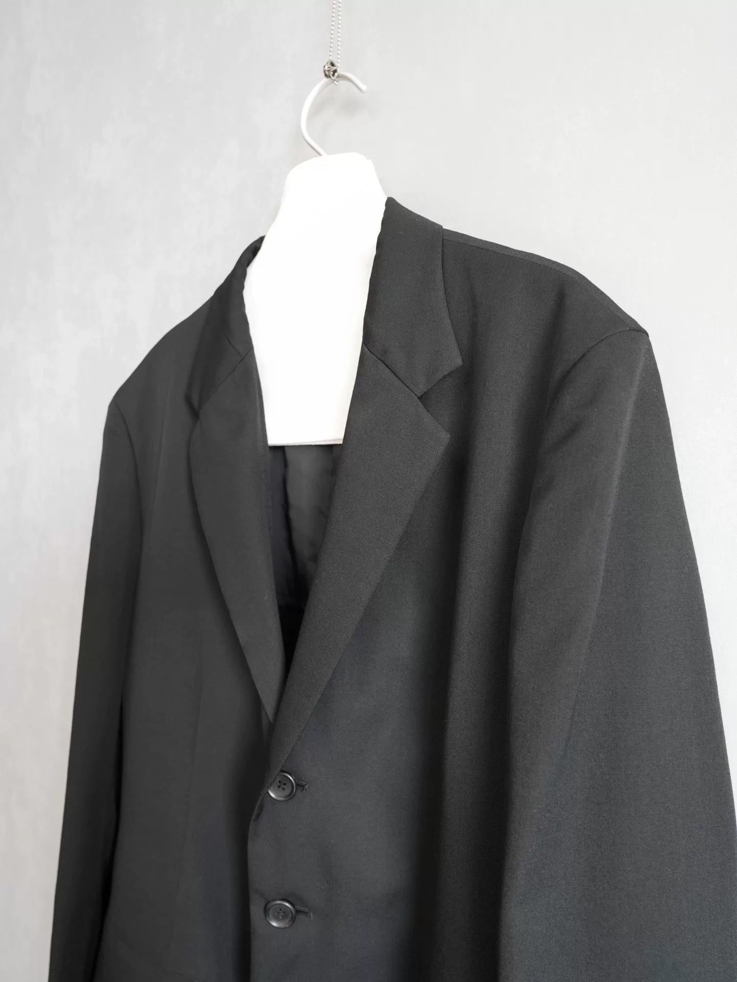 Yohji Yamamoto Pleated Wool Coat