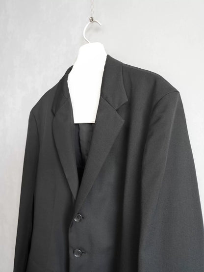 Yohji Yamamoto Pleated Wool Coat