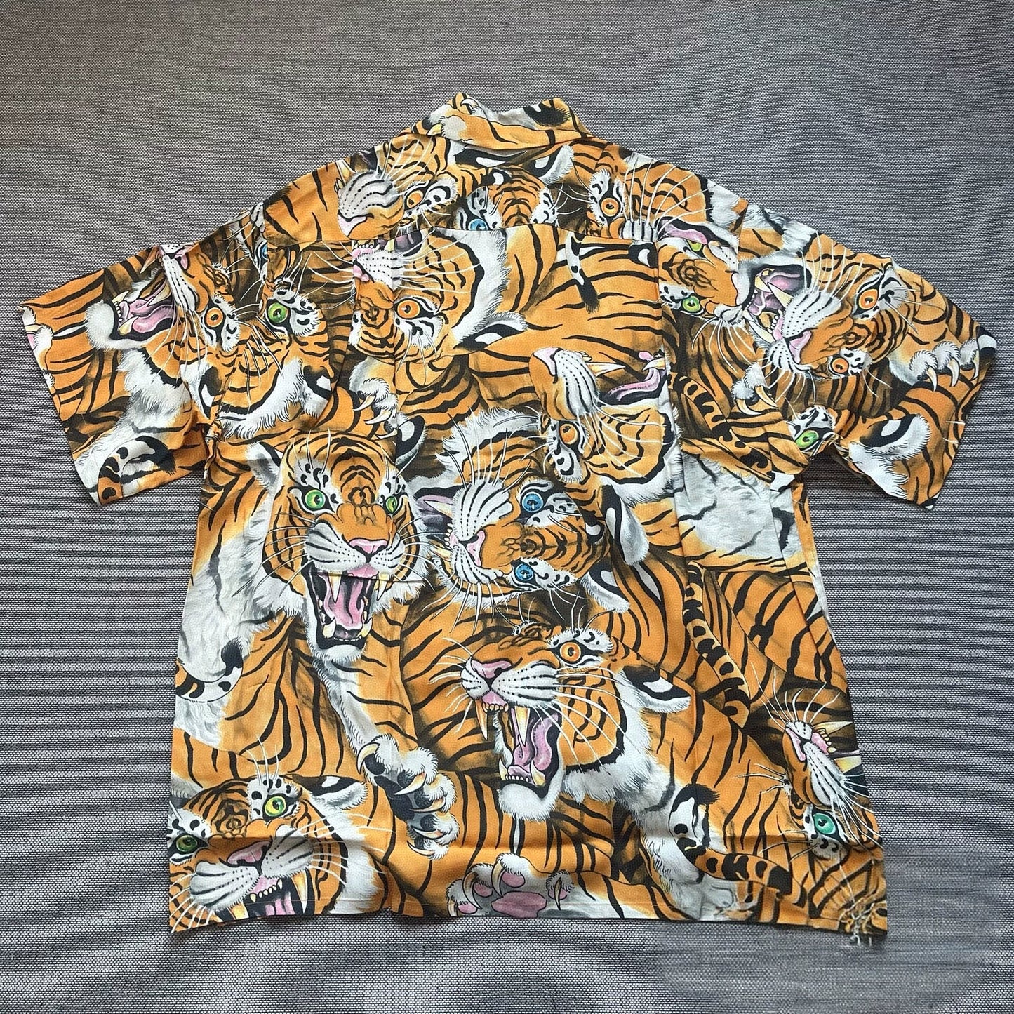 Wacko Maria x Tim Lehi Tiger Hawaiian Shirt