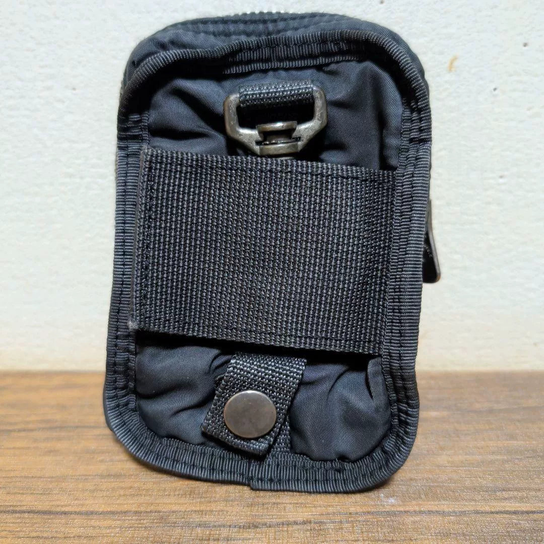 PORTER Classic Black Nylon Accessory Pouch