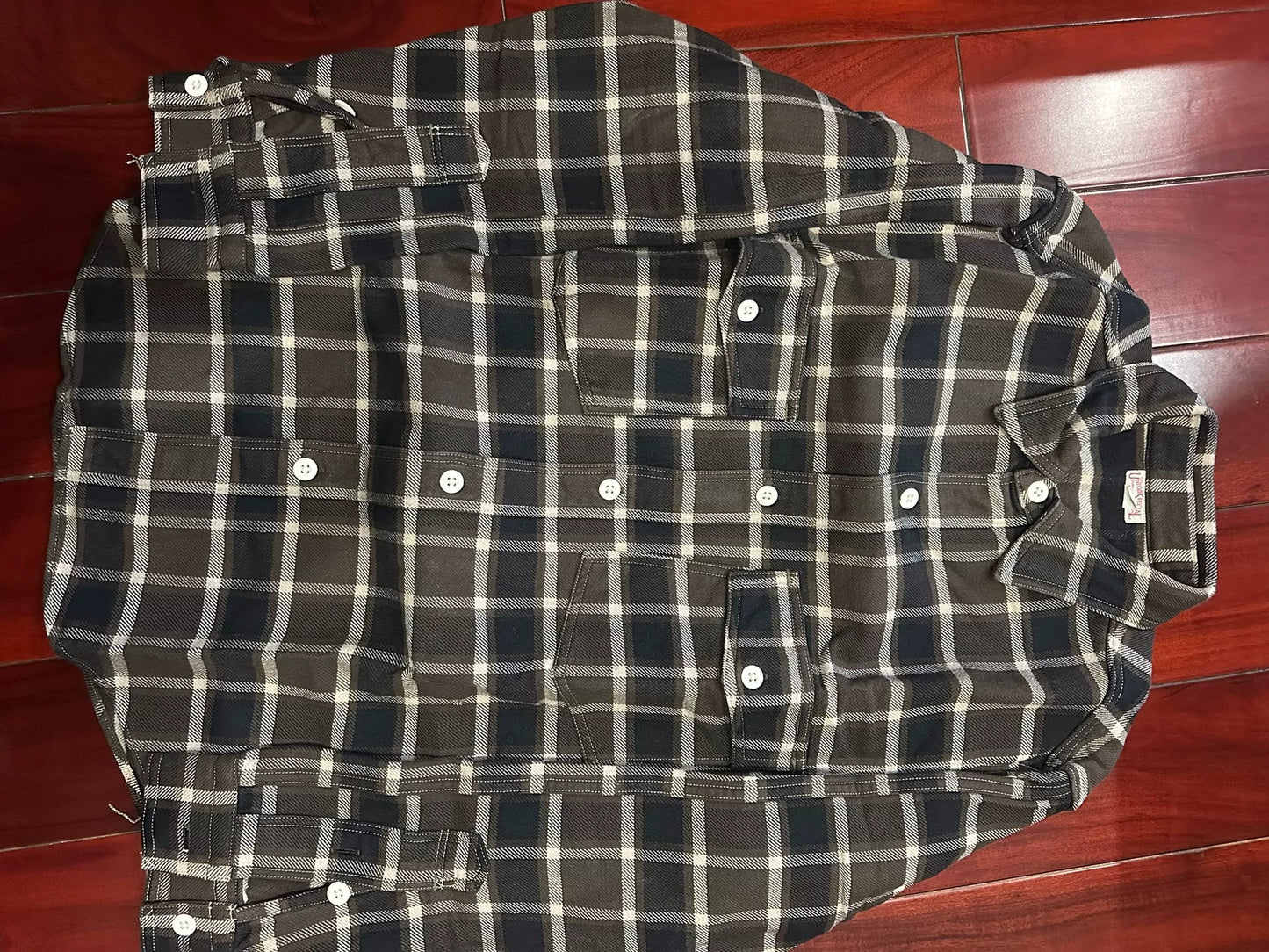 Thick Checkered Shirt Size 17