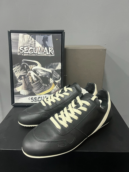 Rick Owens 25FW Black Low-Top Casual Shoes