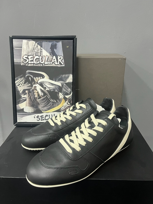 Rick Owens 25FW Black Low-Top Casual Shoes