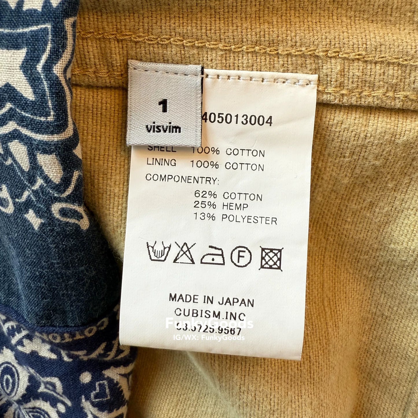 Visvim 13aw Minie Hunting Jacket