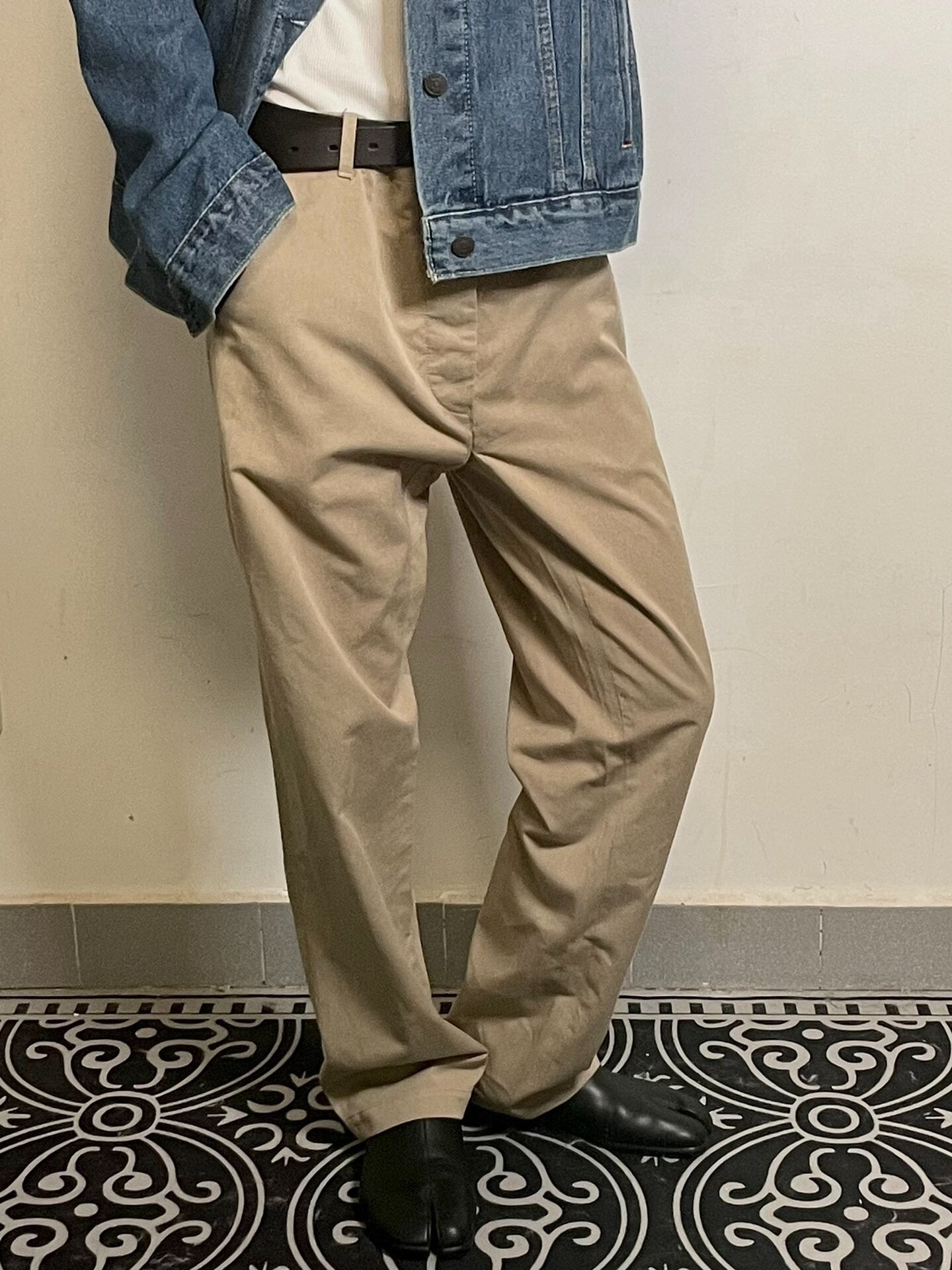 Maison Martin Margiela Casual Khaki Trousers