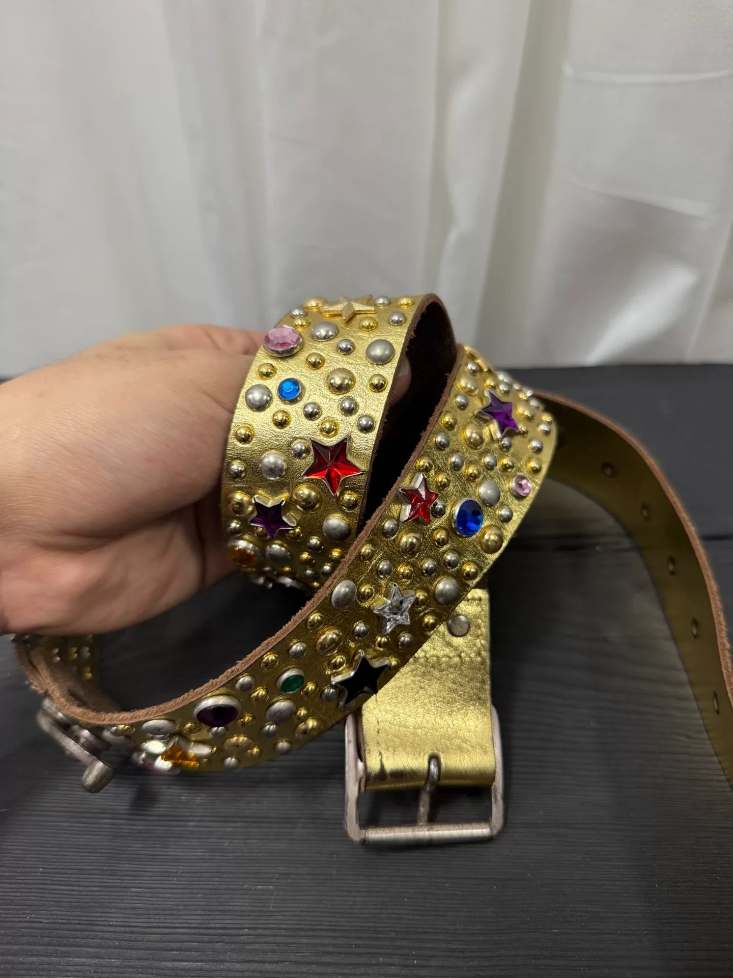 studded star visual belt by The Soloist