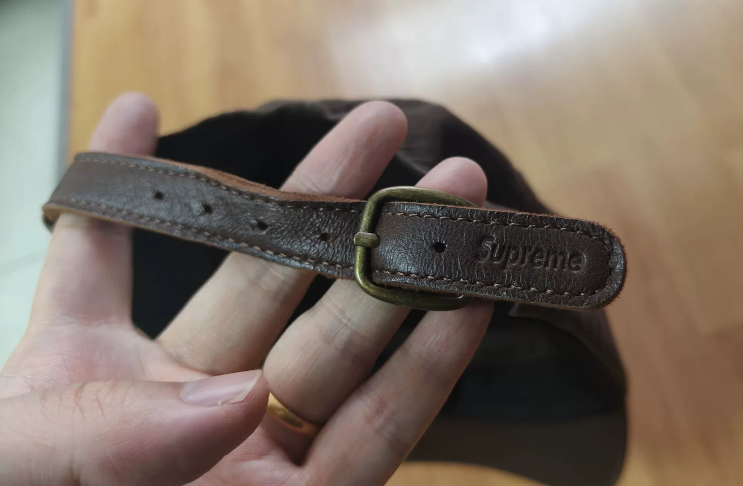 supreme washed chino twill camp cap