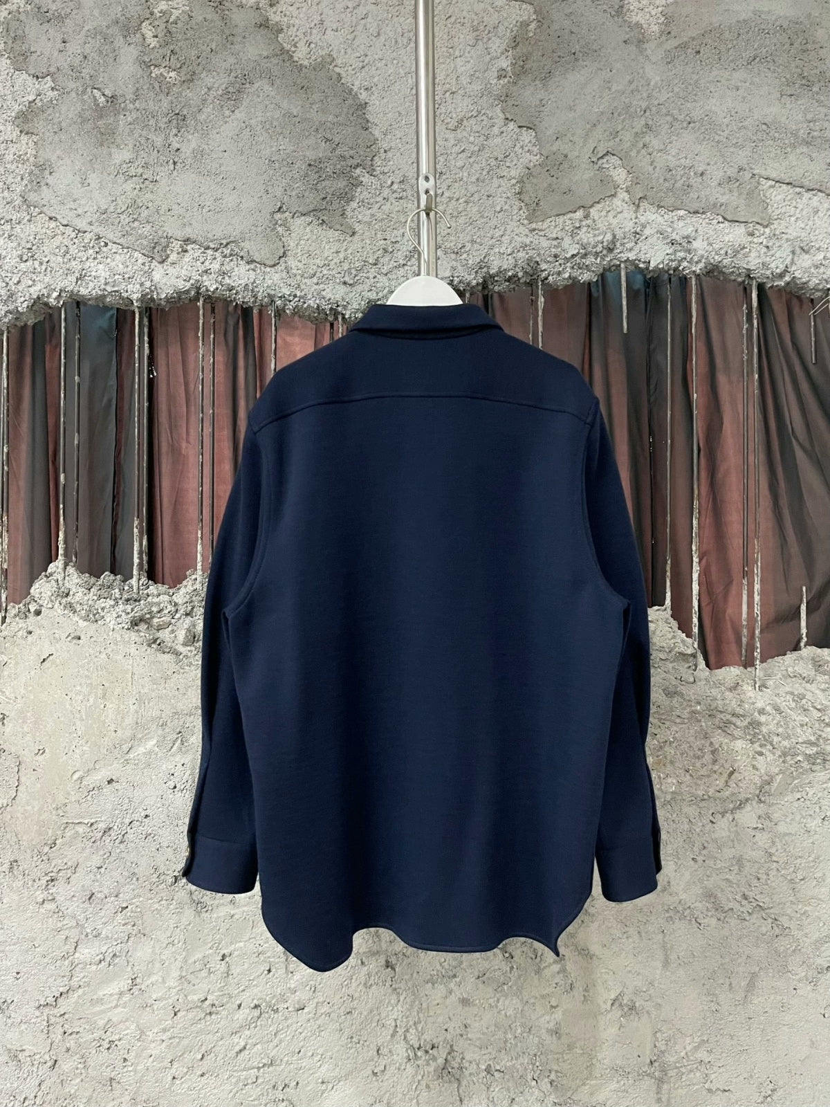 Saint Laurent Dark Blue YSL Logo Shirt