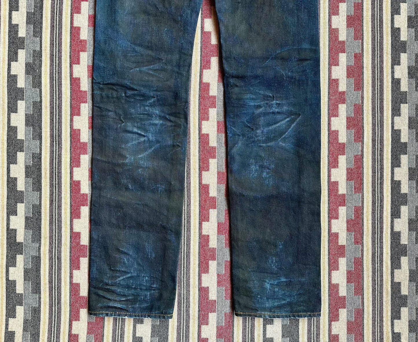 prps noir heavy wash denim jeans sample