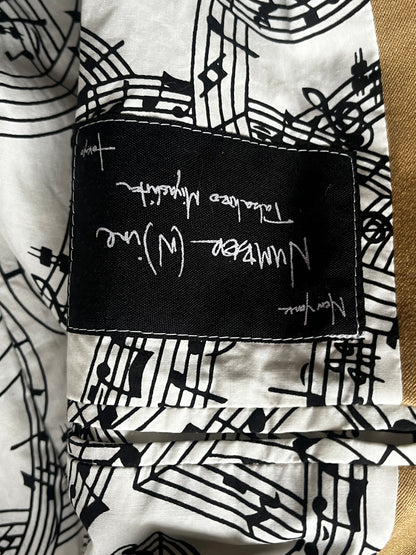 Number Nine 07SS Musical Note Coat