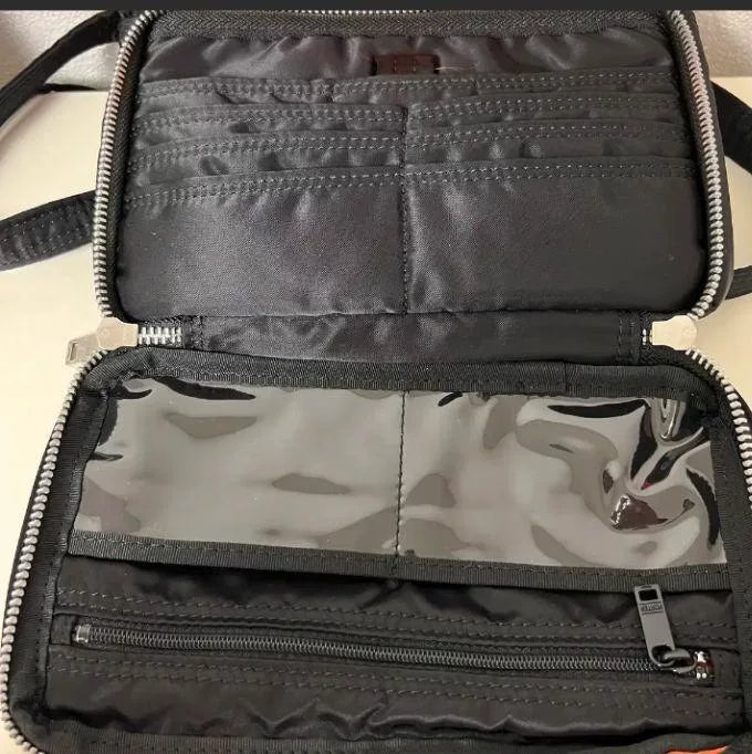 porter tanker shoulder bag in black