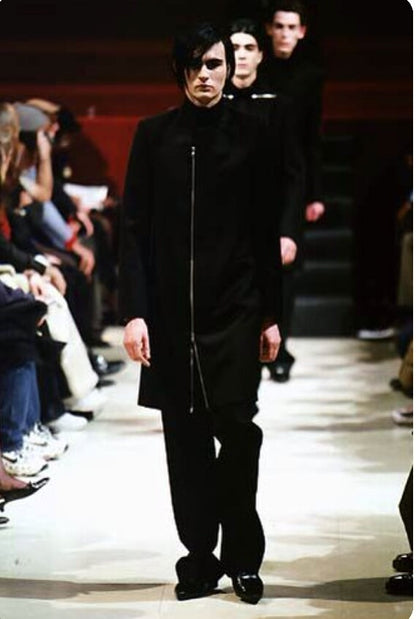 raf simons 98aw 1998-1999 black coat