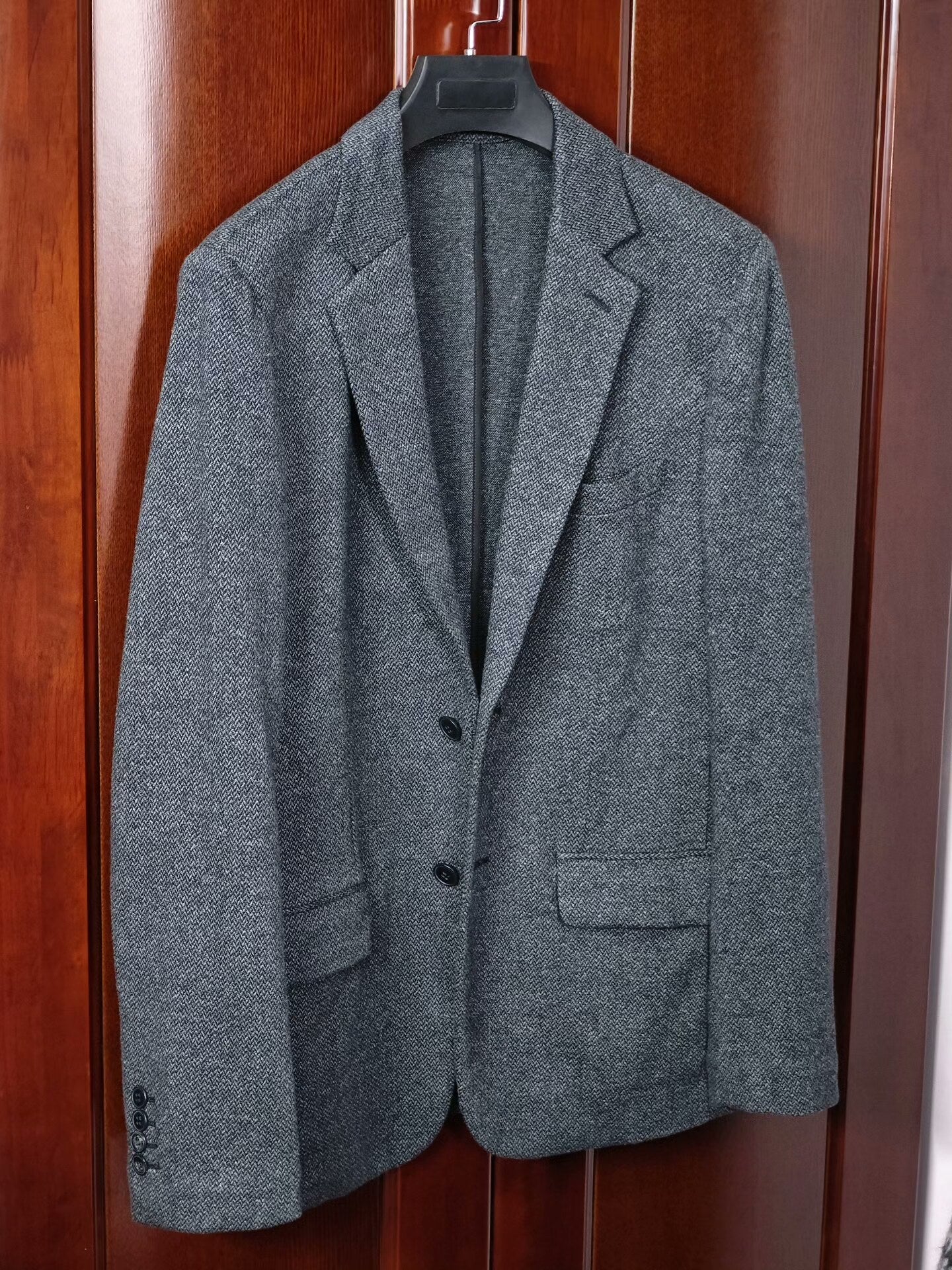 Agnes b Wool Blend Casual Blazer