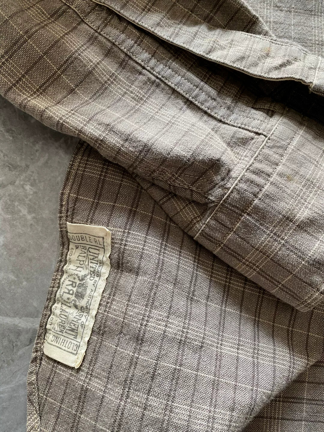 RRL Long Sleeve Shirt in Brown Tones