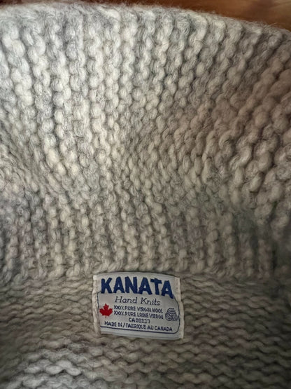thick kanata cowichan wool sweater jacket