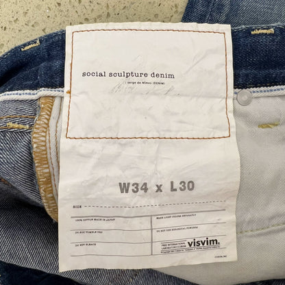 Visvim 17SS Spot Distressed Jeans