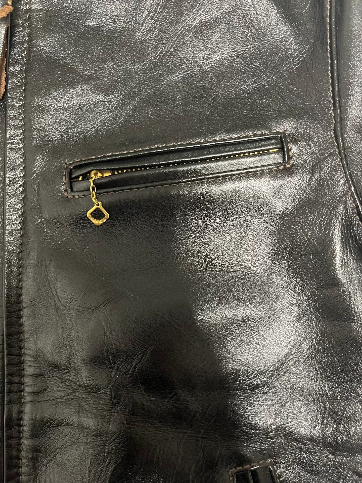 black leather jacket by Y'2 Leather