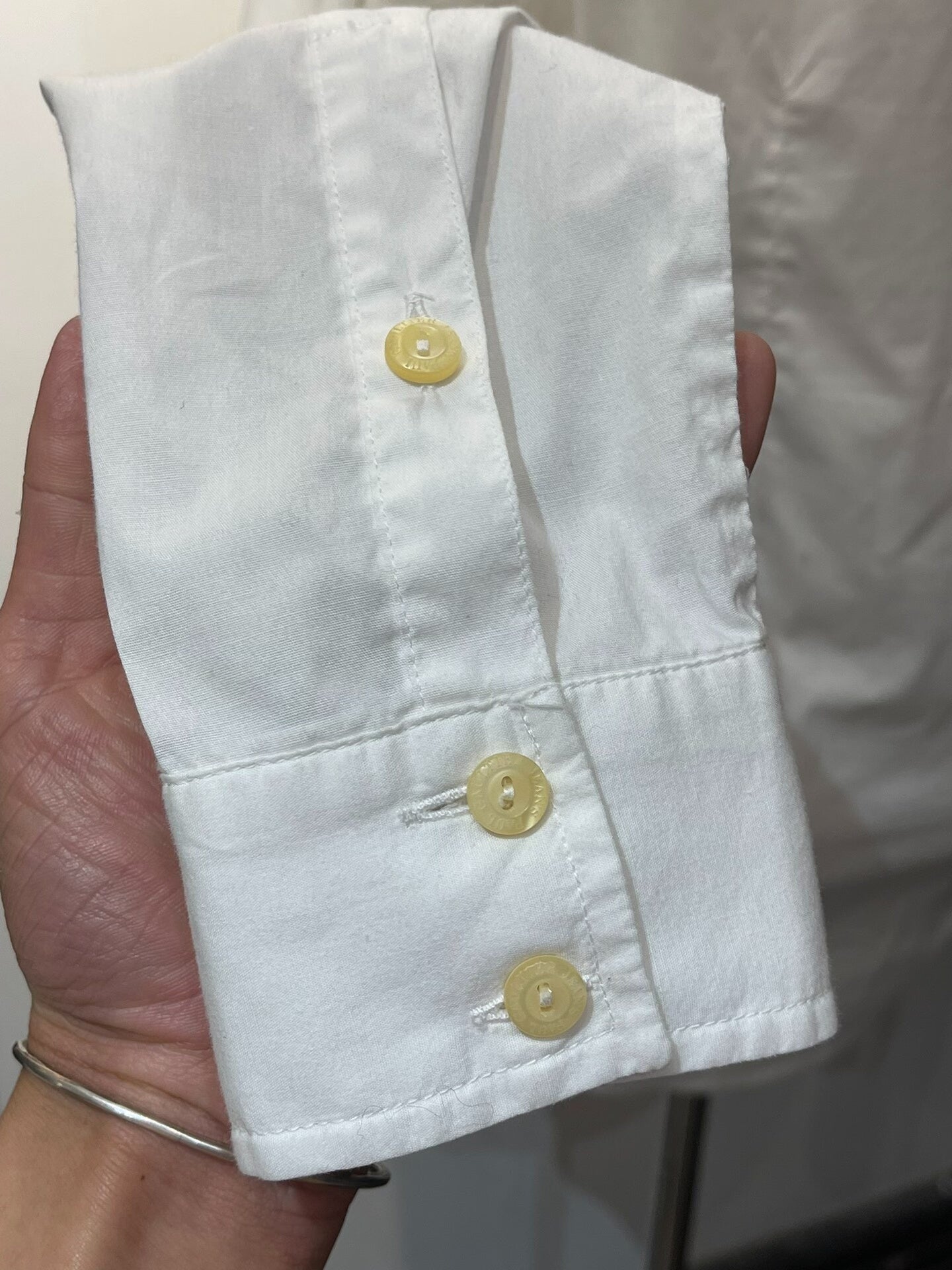 Jean Paul Gaultier Military Style White Shirt