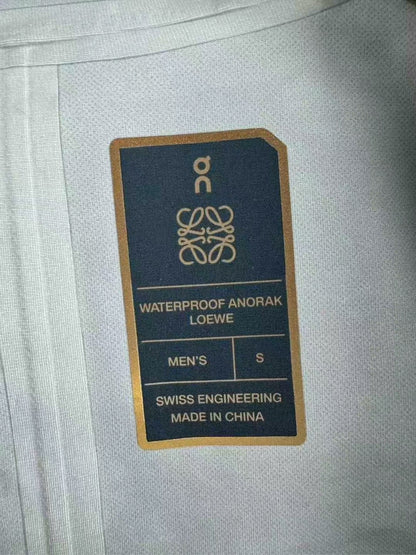 loewe x on gradient half-zip jacket