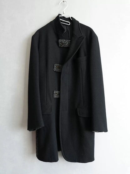 Yohji Yamamoto Wool Blend Long Coat