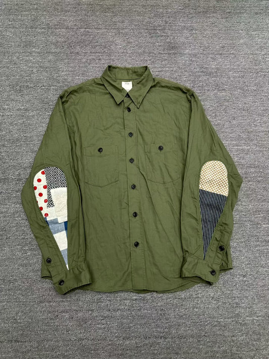 visvim 19SS Green Button-Up Shirt