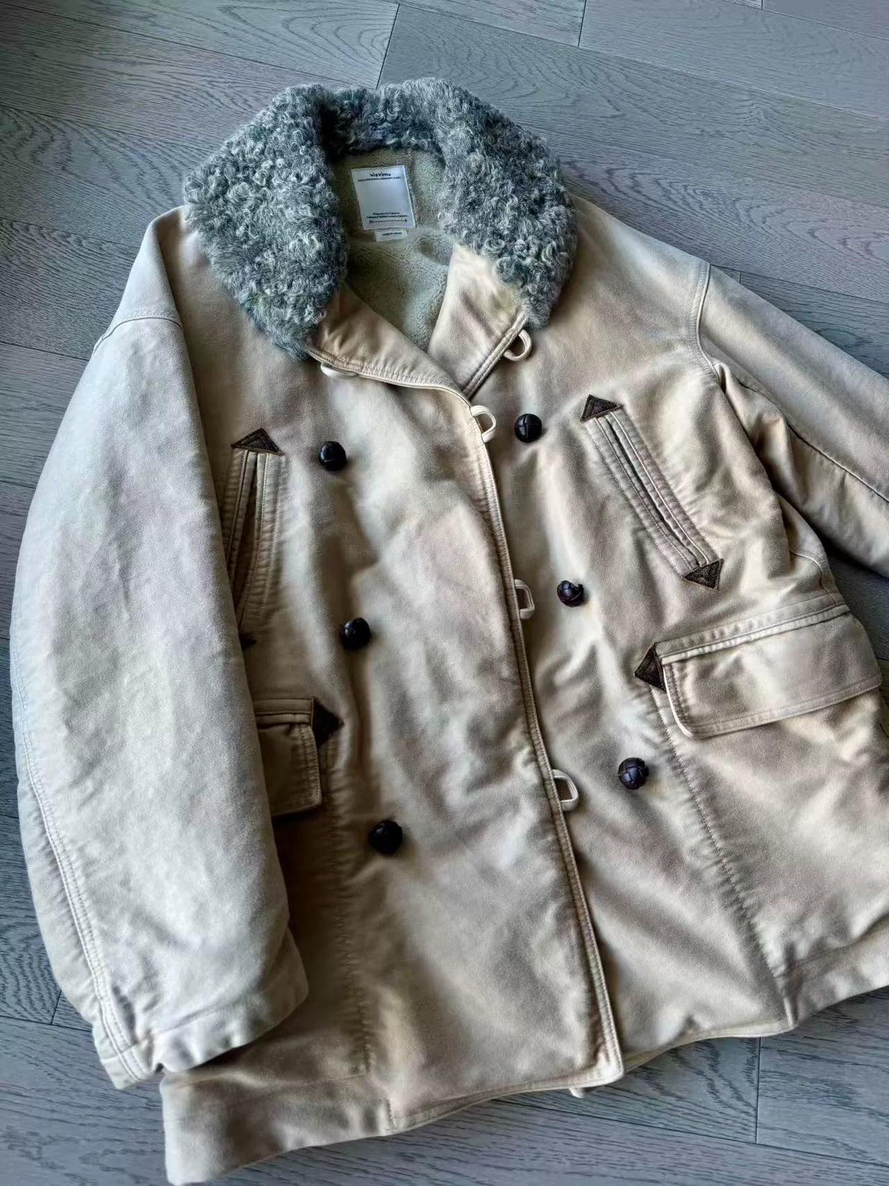 visvim Furlong Coat Beige Size 2