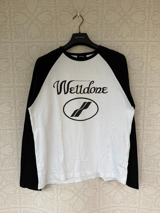We11done Logo Long Sleeve Shirt Size M