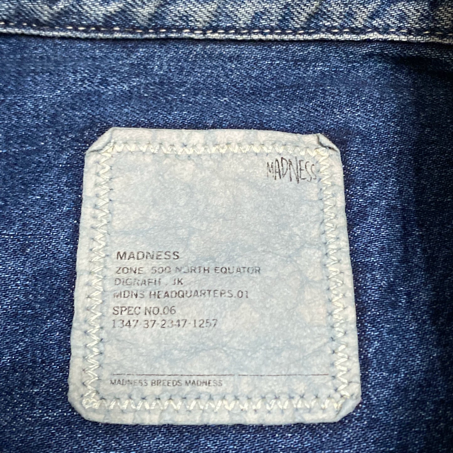 MADNESS 24SS Japan Railroad Denim Jacket