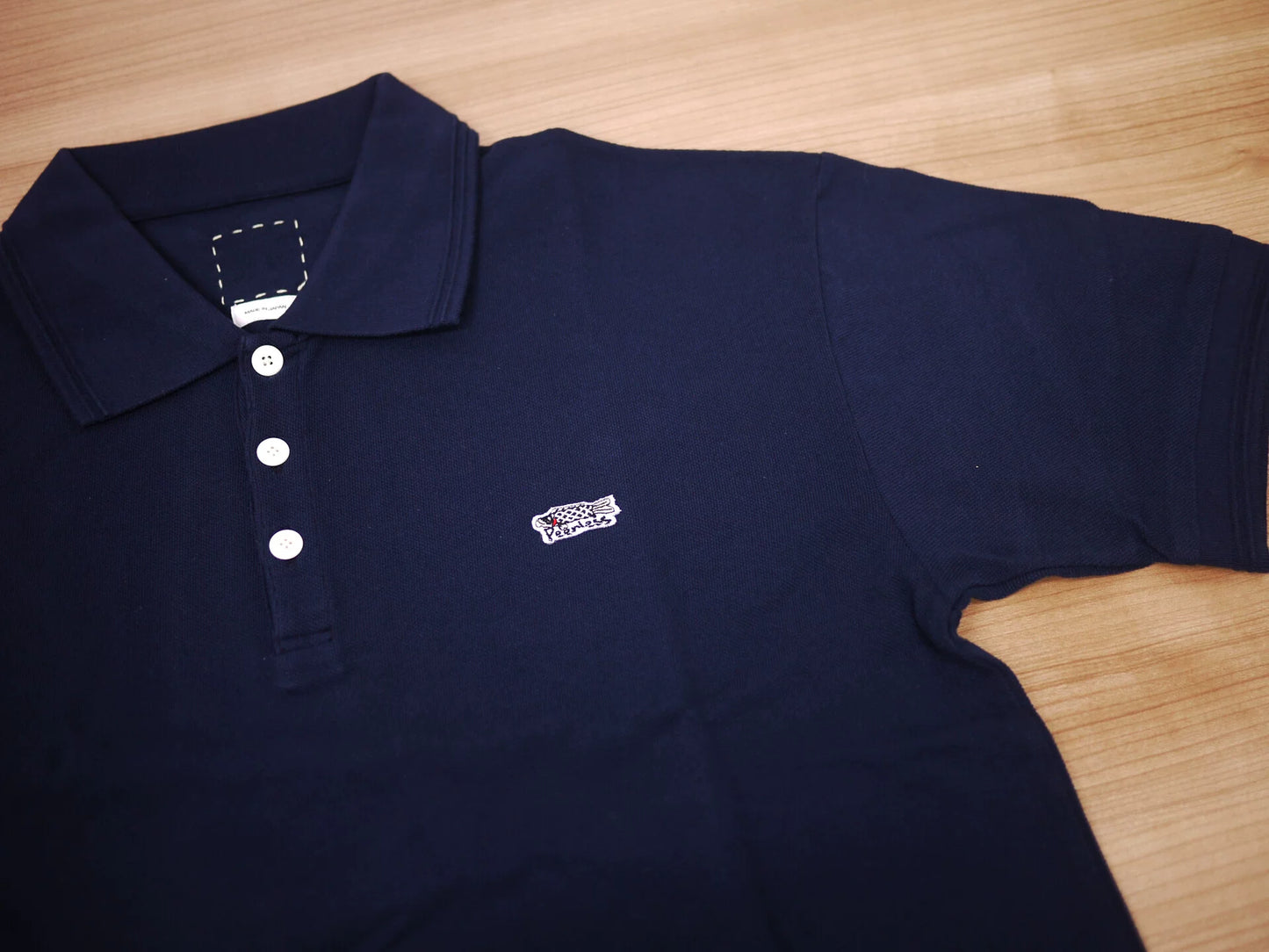 visvim 21ss jumbo weller navy polo shirt