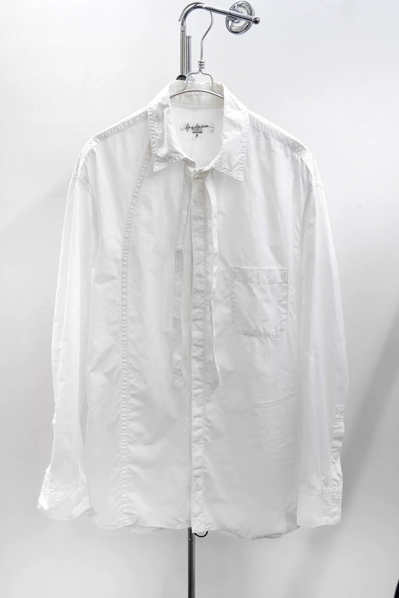 Yohji Yamamoto S/S 2016 Ribbon Shirt