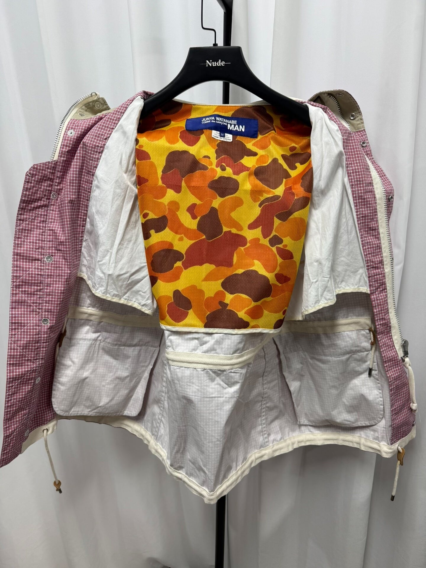 junya watanabe man casual patchwork jacket