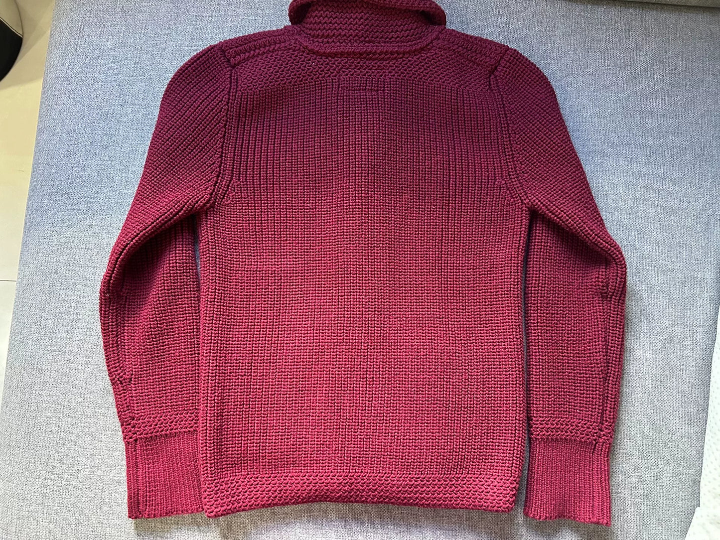 Joe McCoy Wool Sweater in Burgundy
