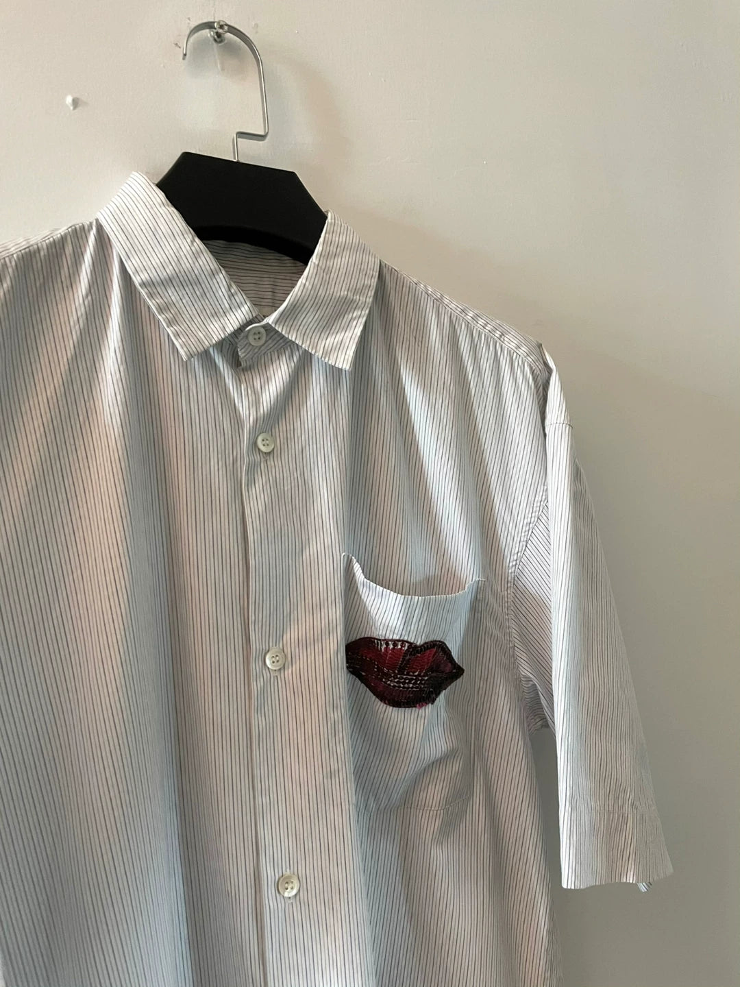 Dries Van Noten Lip Print Shirt Size S