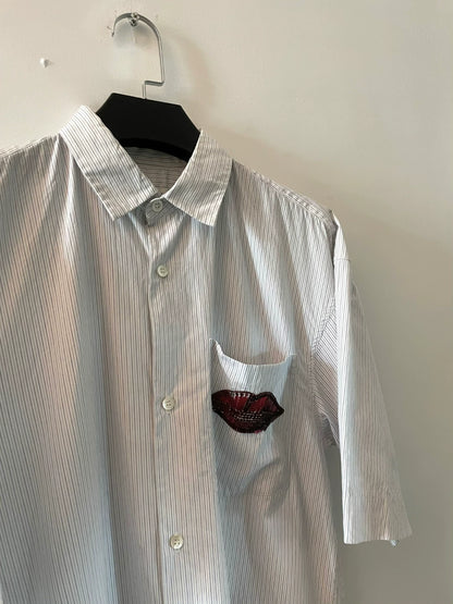 Dries Van Noten Lip Print Shirt Size S