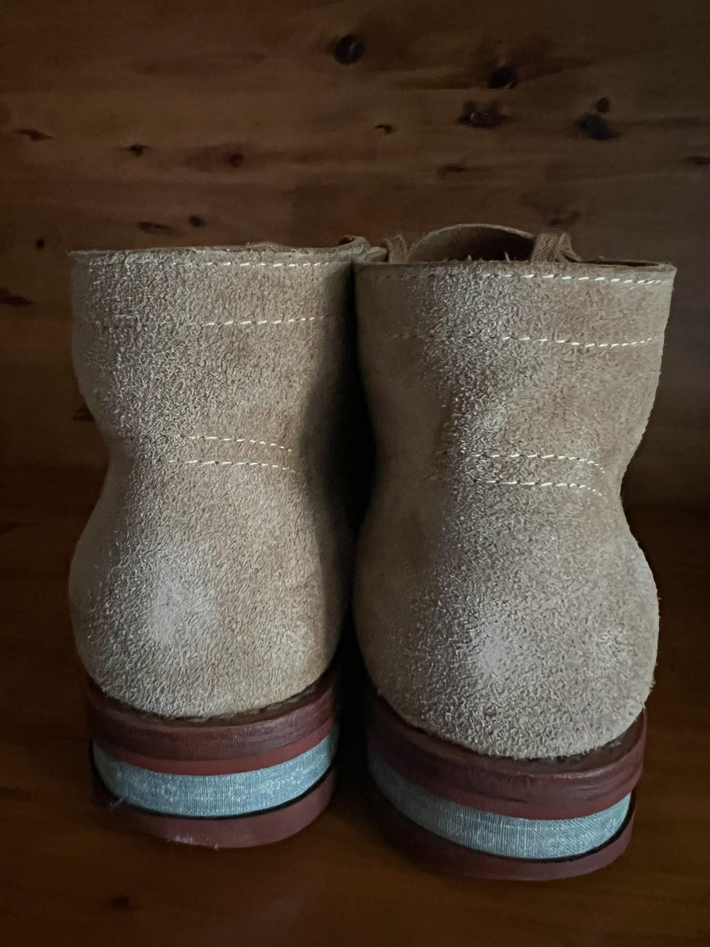 visvim brigadier LT.Brown boots with full accessories