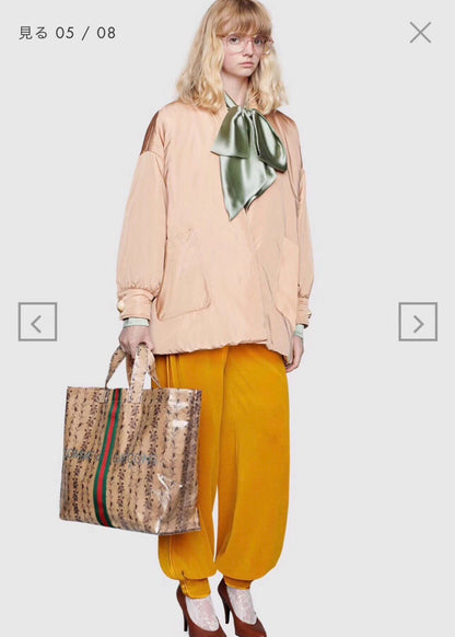 CDG x Gucci Limited Print Tote Bag