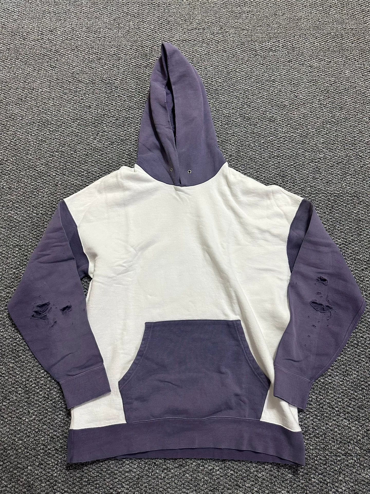 visvim jumbo distressed hoodie