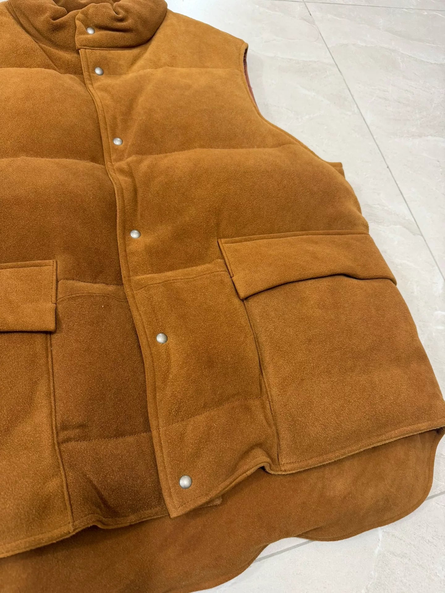 VISVIM WALKER DOWN VEST (JP DEERSKIN)