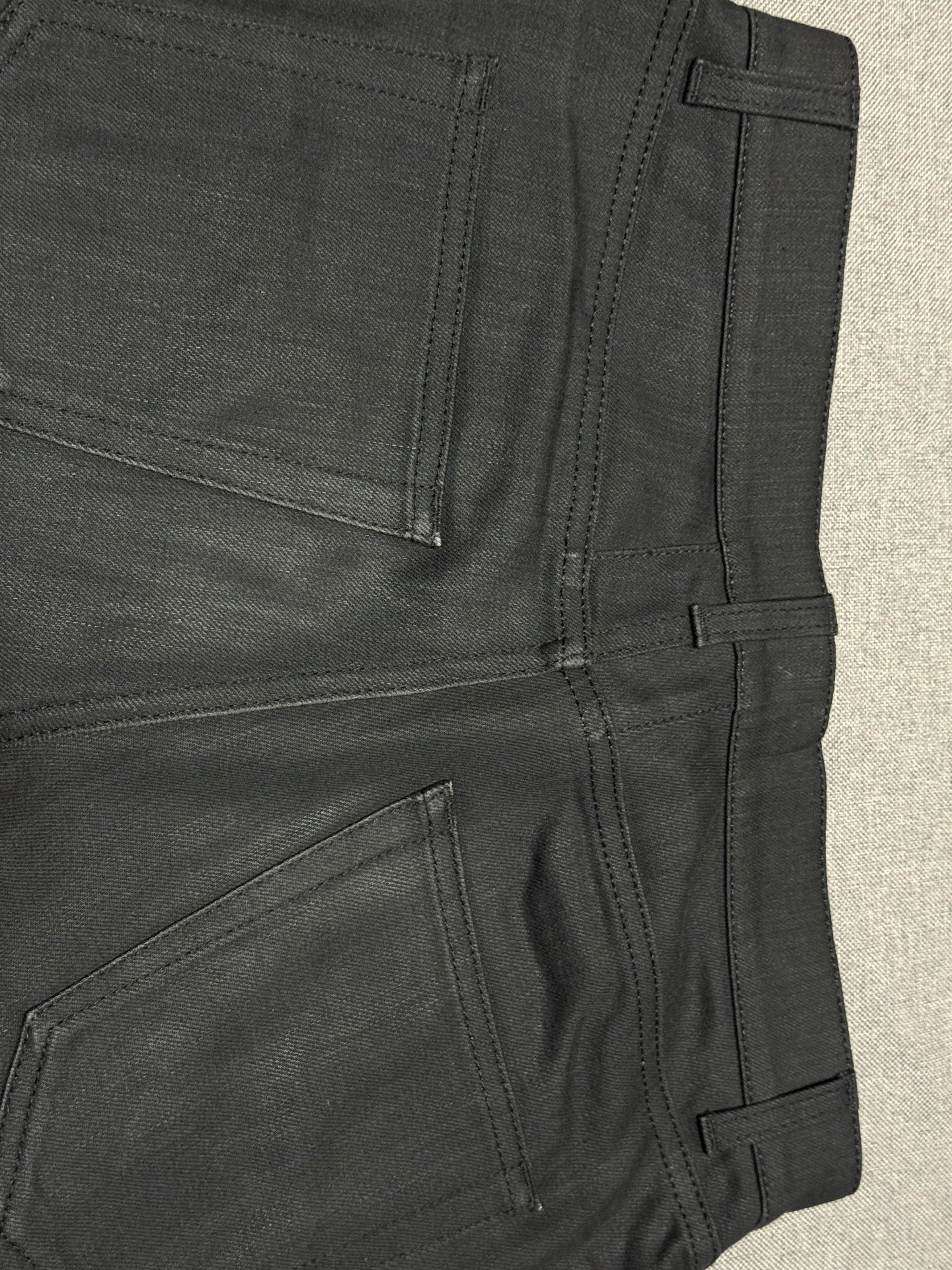 Saint Laurent SS16 Black Biker Skinny Jeans