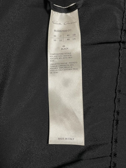 rick owens ro lightweight black jumpsuit