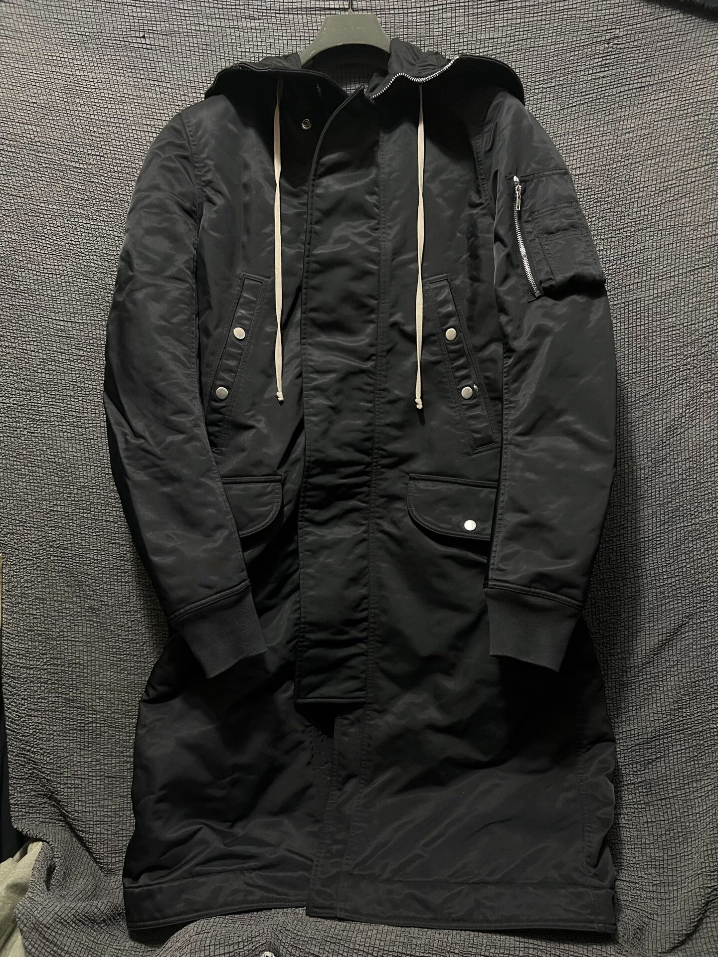 Rick Owens Nylon Bomber Jacket Size M