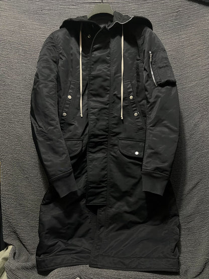 Rick Owens Nylon Bomber Jacket Size M
