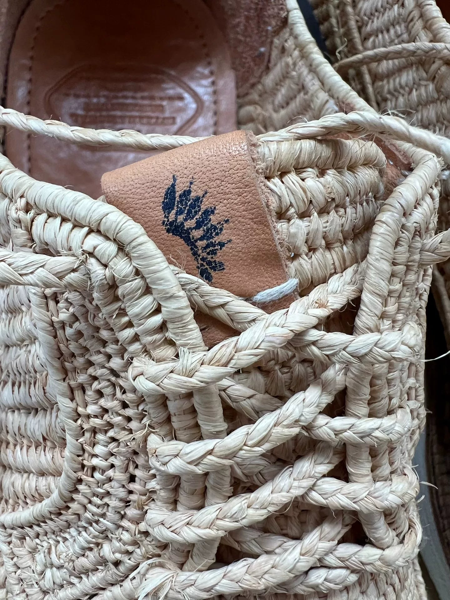 visvim patrician raffia shoe