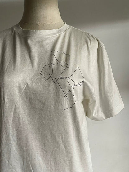 raf simons geometric print short sleeve t-shirt