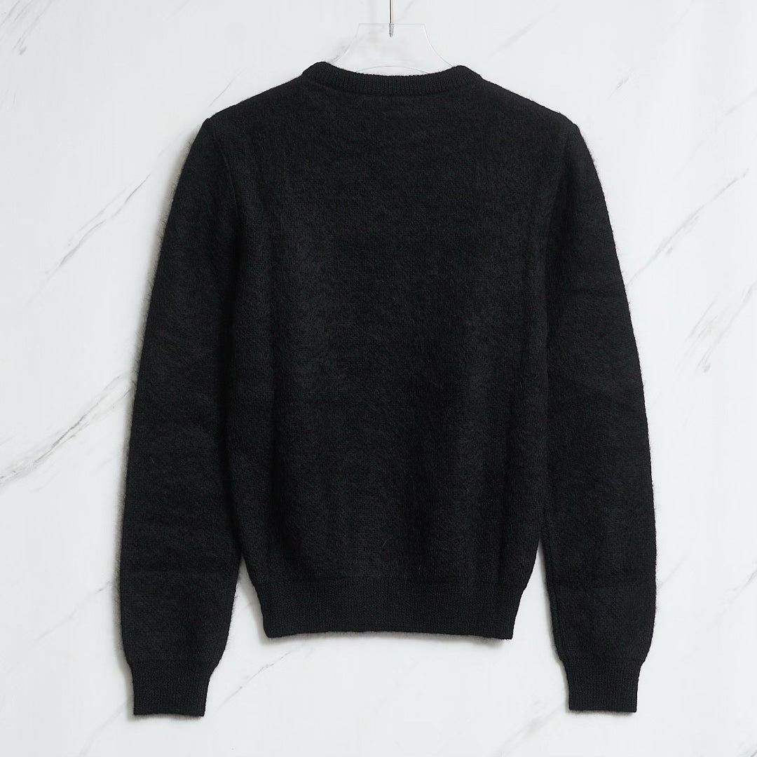 Saint Laurent Men's Classic Round Neck Sweater