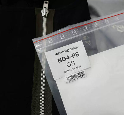 acronym ng4 ps neck gaiter black green