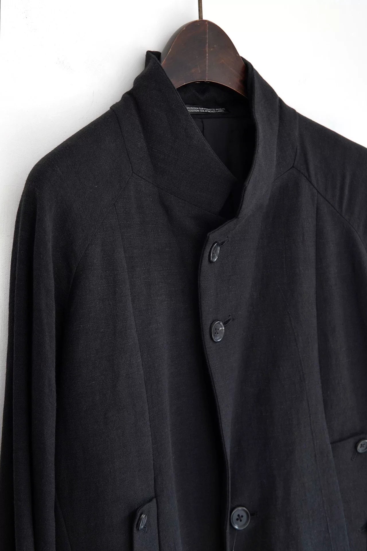 Yohji Yamamoto S/S 2024 Linen Button Jacket