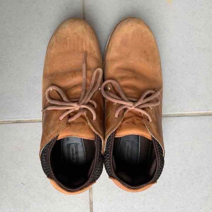 Visvim Buckminster Brown Leather Shoes