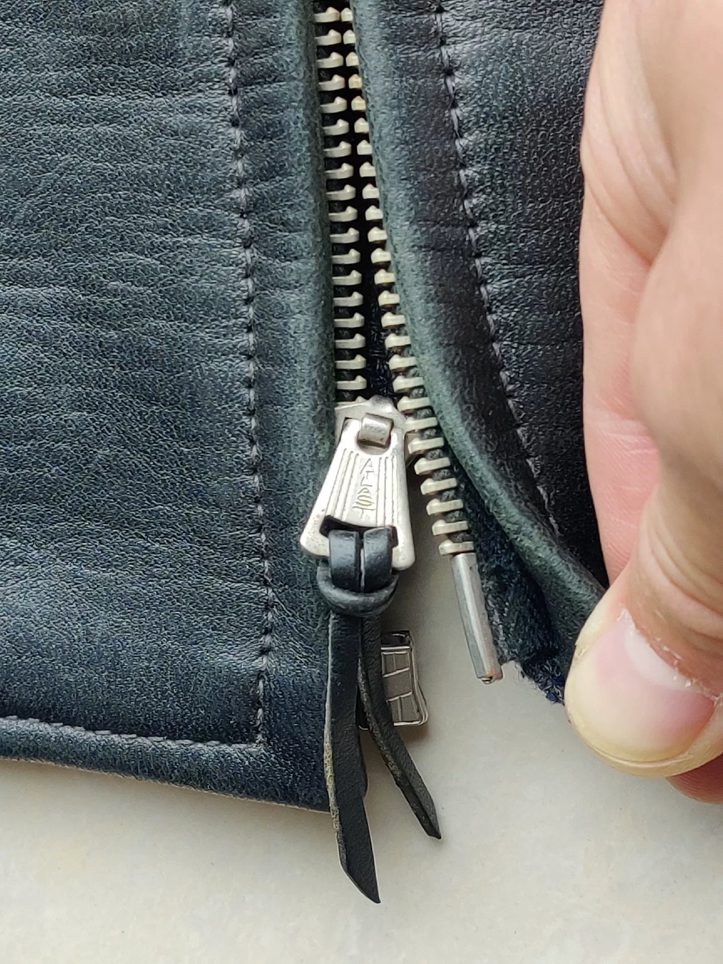 1930s style leather jacket by At Last & Co