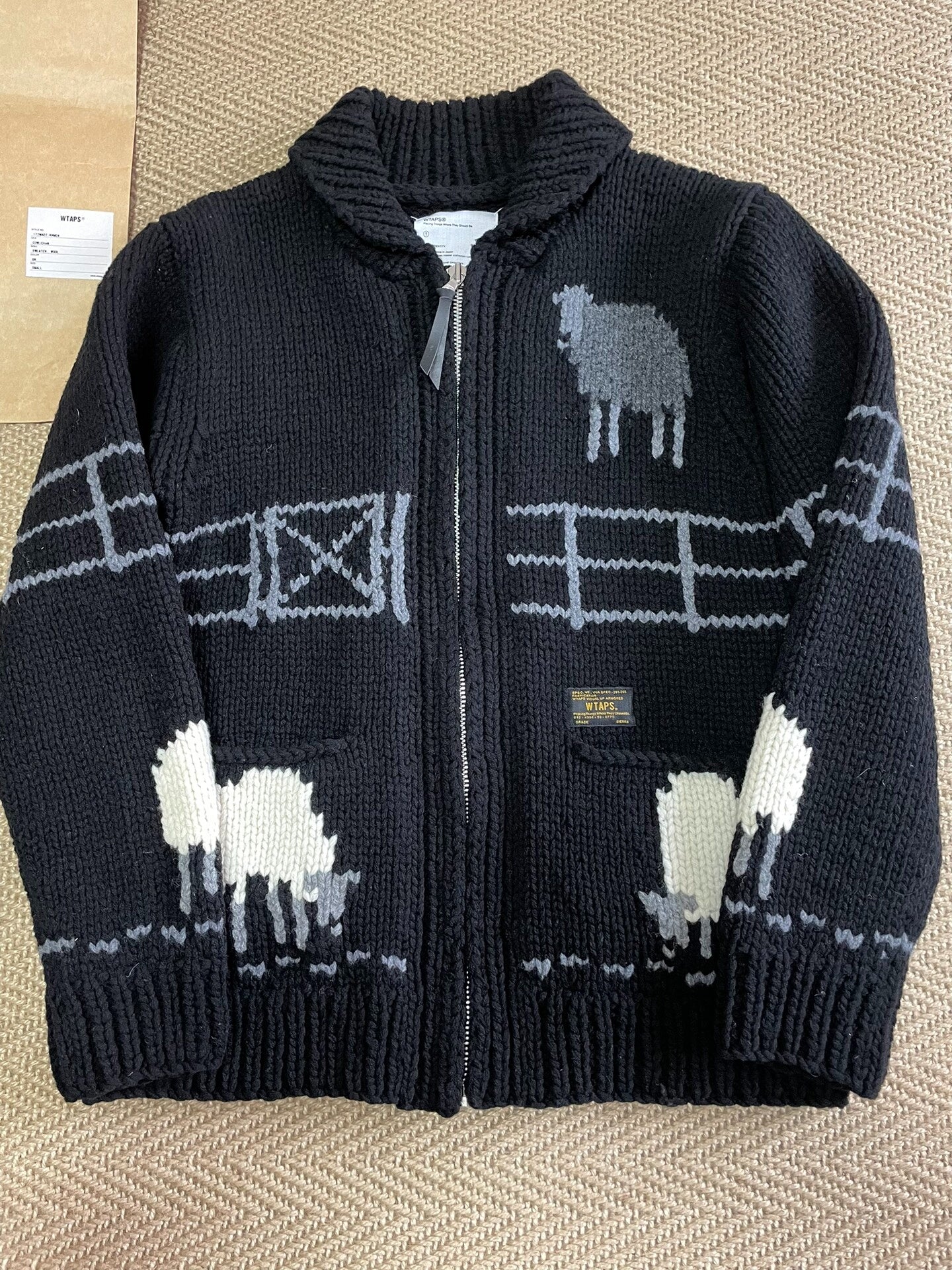 WTAPS Cowichan Sweater Wool Cardigan